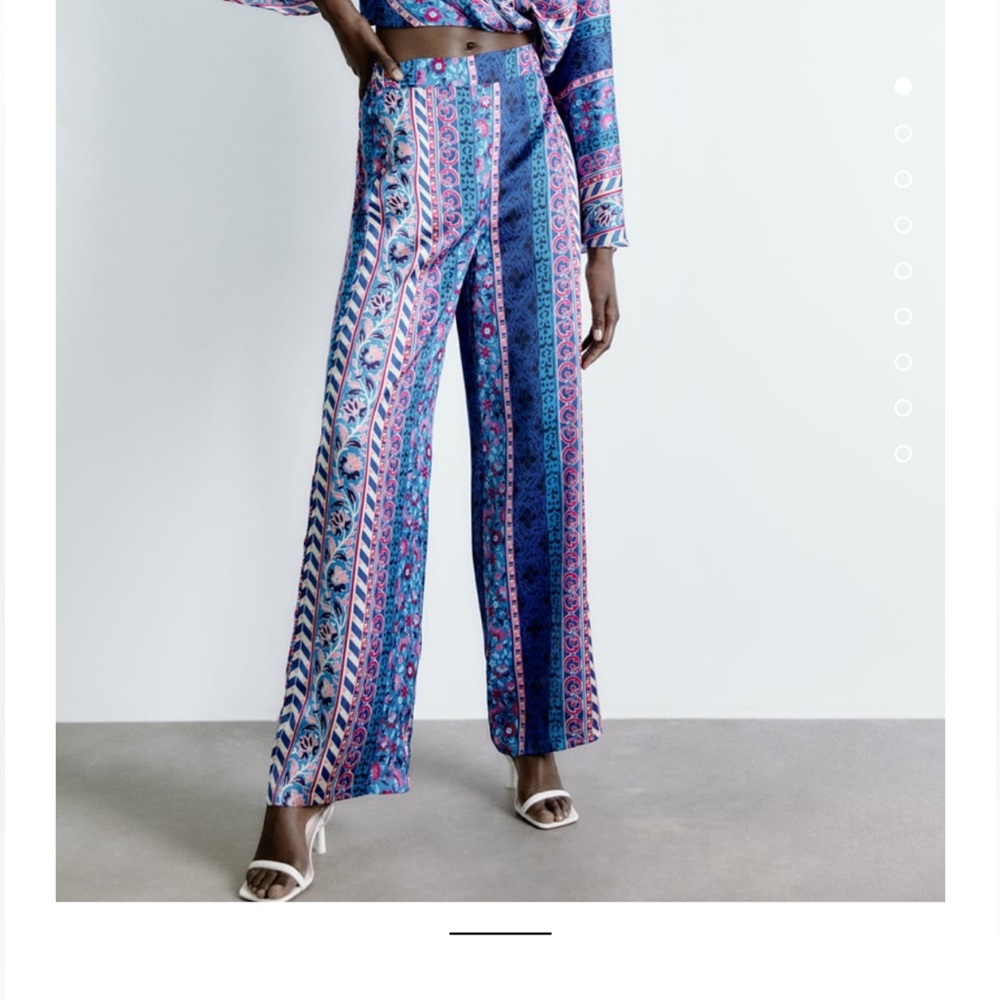 Zara satin pants